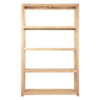 Carfu Wooden Shelf 150x40x240 Natural