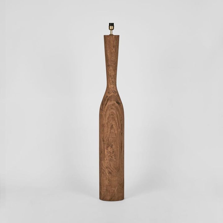 Callum Timber Floor Lamp Base- Base Only