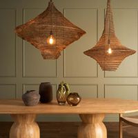 Santa Monica Hanging Lamp Antique Brass