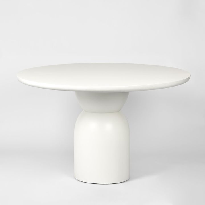 Olive Dining Table Top Round White