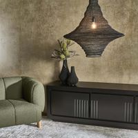 Santa Monica Hanging Lamp Black