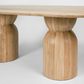Olive Dining Table Round 120 Natural