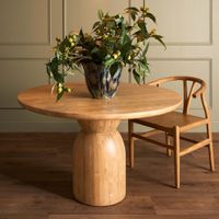 Olive Dining Table Round 120 Natural