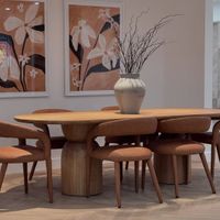 Olive Dining Table Oval 240