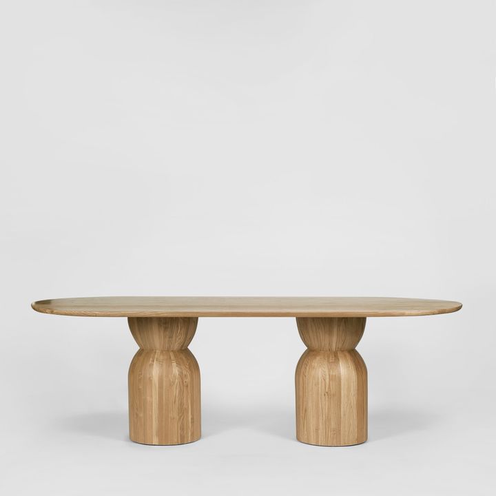 Olive Dining Table Oval 240 Round