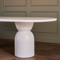 Olive Dining Table Round 120 White