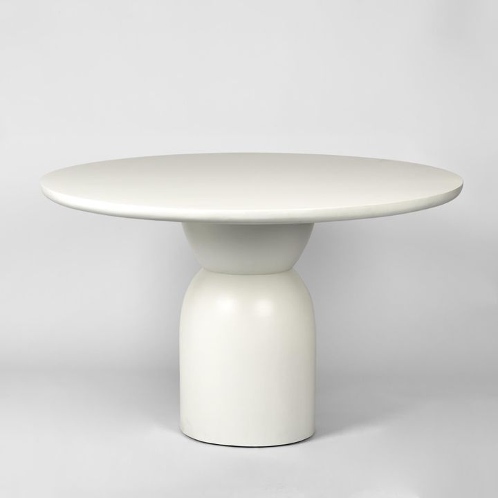 Olive Dining Table Round 120 White
