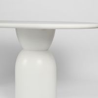 Olive Dining Table Oval 240 White