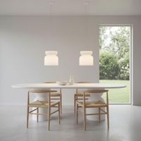 Olive Dining Table Oval 240 White