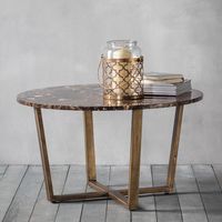 Emperor Round Coffee Table Marble