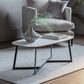 Finsbury Coffee Table White Marble