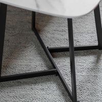 Finsbury Side Table White Marble
