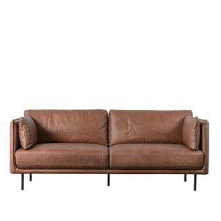 Wigmore Sofa Brown Leather