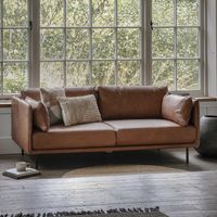 Wigmore Sofa Brown Leather