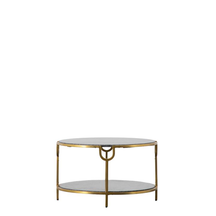 Weston Coffee Table Black Marble