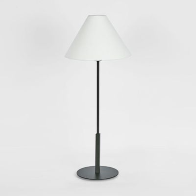 Alpine Table Lamp Black with Shade