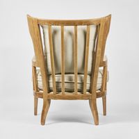 Jackman Coastal Oakwood and Linen Armchair Natural