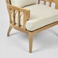 Jackman Coastal Oakwood and Linen Armchair Natural