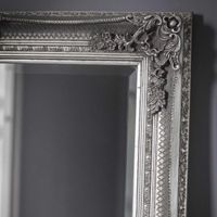 Abbey Leaner Mirror Silver