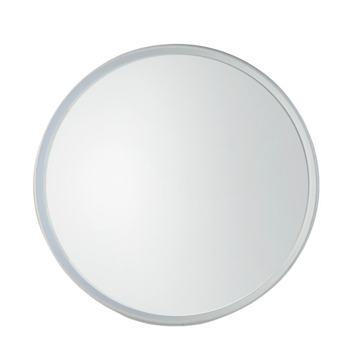 Harvey Round Mirror White