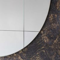 Boxley Round Mirror Silver