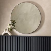 Bowie Round Mirror Silver