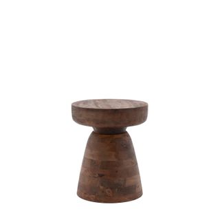 Milstead Side Table Antique Brown