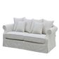 Slip Cover Only - Avalon Hamptons 3 Seat Sofa Stone Stripe