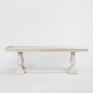 Ville Oak Dining Table White 240cm