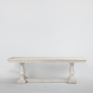 Ville Oak Dining Table White 240cm