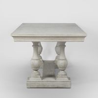 Ville Oak Dining Table White 240cm