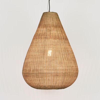 Coco Rattan Pendant