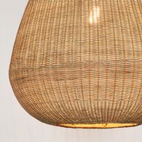 Coco Rattan Pendant