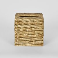 Paume Rattan Square Tissue Box Natural