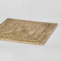 Paume Rattan Square Placemat Natural