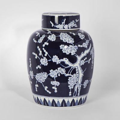 Cherry Blossom Lidded Jar