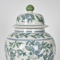 Meadow Parrot Ginger Jar Large