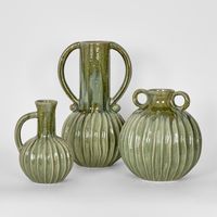 Lexi Vase Green Medium