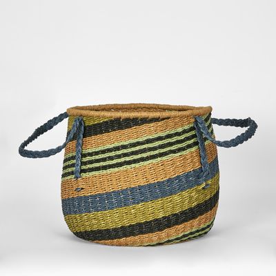 Imani Basket Green Multi