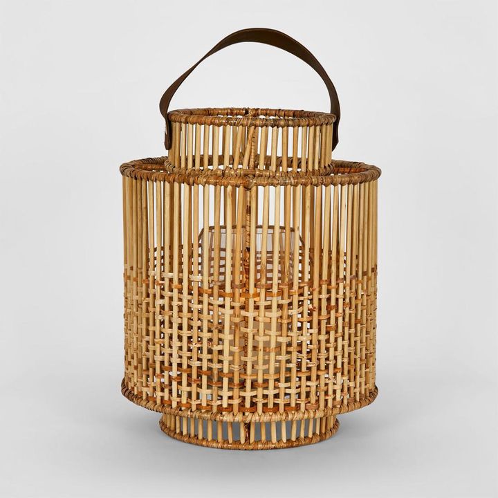 Kyra Rattan Lantern Large Natural