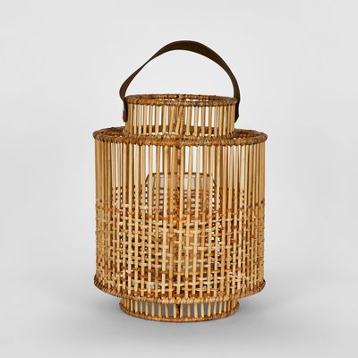 Kyra Rattan Lantern Medium Natural