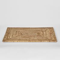 Paume Rattan Rectangle Placemat  Natural