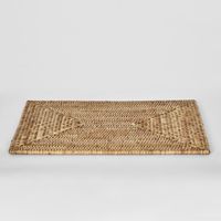 Paume Rattan Rectangle Placemat  Natural