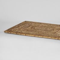 Paume Rattan Rectangle Placemat  Natural