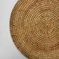 Paume Rattan Round Placemat  Natural