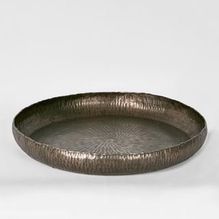 Felix Hammered Aluminium Tray Bronze