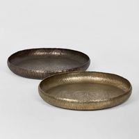 Felix Hammered Aluminium Tray Bronze