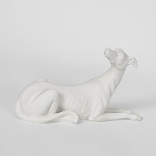 Penny Dog Sculpture White