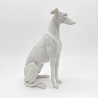 Finn Dog Sculpture White