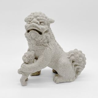 Foo Dog Right Sculpture Grey